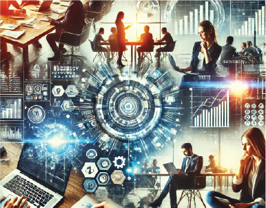 Digital artboard showcasing creative marketing concepts and branding